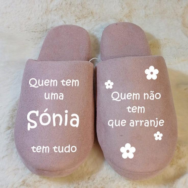 Chinelos personalizados