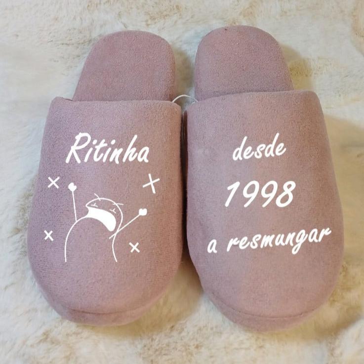 Chinelos personalizados