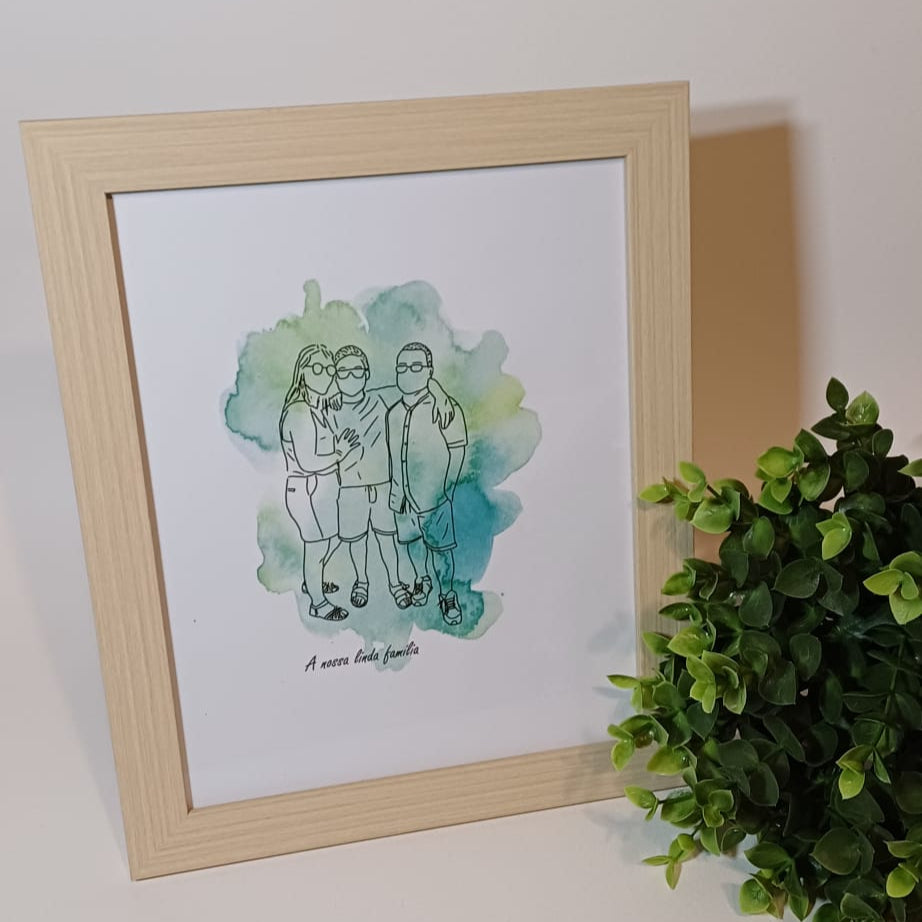 Ilustração de casal