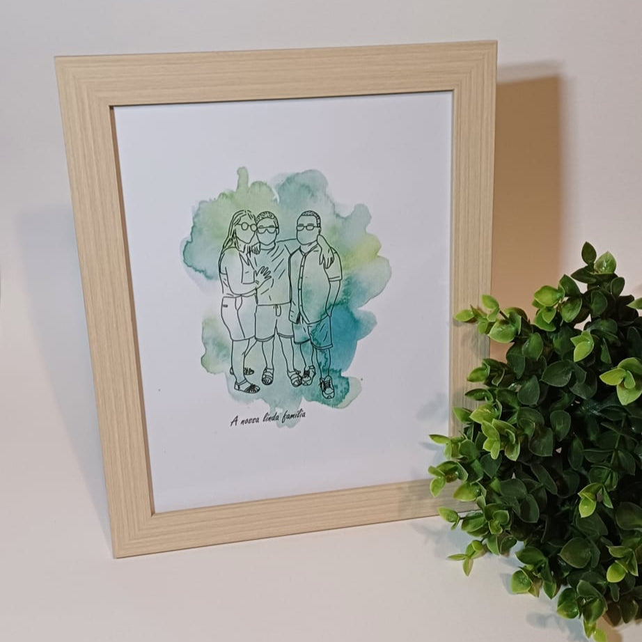 Ilustração de casal