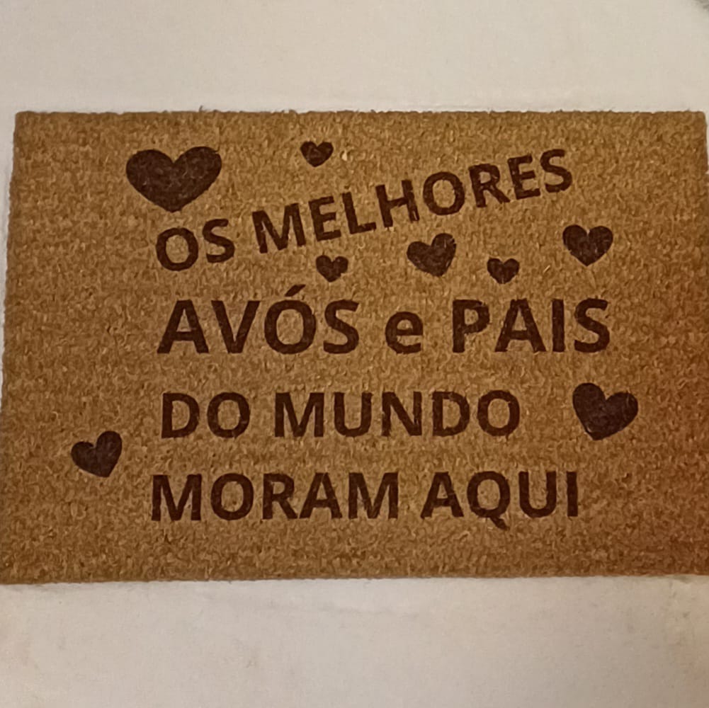 Tapete personalizado - melhores avós e pais