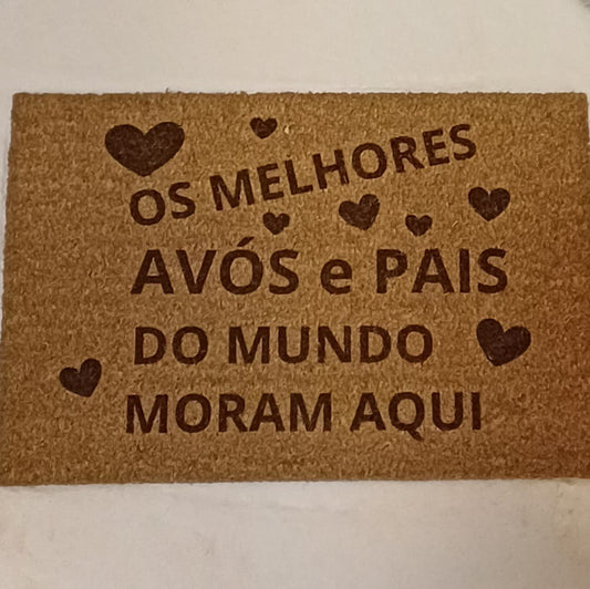 Tapete personalizado - melhores avós e pais